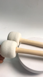 Bass Drum Mallet Drum Sticks Wool Felt Head Snare Drumsticks Percussion Drum With Wood Handle