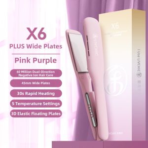 LivChic | Hair Straightener and Curler Dual Use Negative Ion Wide Plate Salon Tool