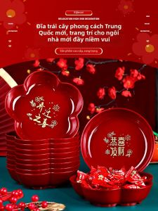 XIKUNLE | New Home Celebration Decorative Fruit and Candy Tray
