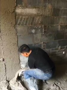 Stainless Steel Wall Plaster Concrete Scraping Dust Trowel Powder Putty Scraper Plasterer Tool