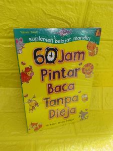 buku SUPLEMEN BELAJAR MANDIRI 60 jam pintar baca tanpa dieja