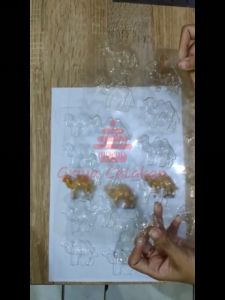 Griya Cetakan Coklat Unta 15 Cavity Plastik