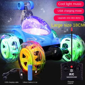 Remote control stunt car 360-degree rollover dump climbing car childrens toy car boy and girl gift