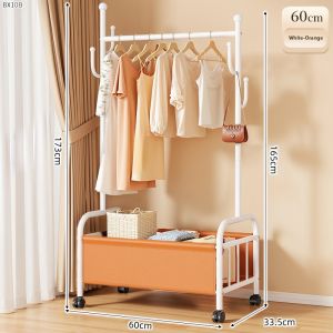 ZHUANJIAO | Floor Standing Space-saving Clothes Rack