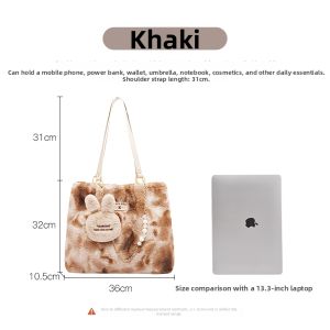 Miffy | Luxurious Fluffy Large Capacity Tote Bag
