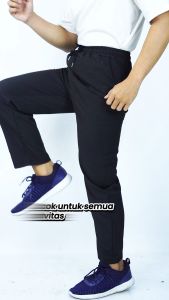 Celana Jogger Casual Pria Dewasa Modern Bahan Sutra Ice