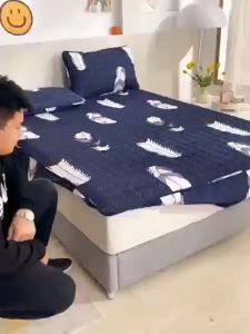 ที่นอน ผ้าปู สุขภาพเสริมใย 360องศา มี 3 ขนาด 5 ฟู 6 ฟู 5 ฟู ผ้าคลุมเตียงหนานูมีระบายอากาศได้ดี น้ำหนักเบา ลายดอกไม้ สูงสำหรับสักซ่อน สามารถสักซ่อนได้ด้วย ซักเครื่องได้