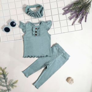 New Born - 18 bulan Setelan Baby Perempuan FRECILIA By Mybee Oneset Baju Bayi Cewek Gratis Bandana Murah