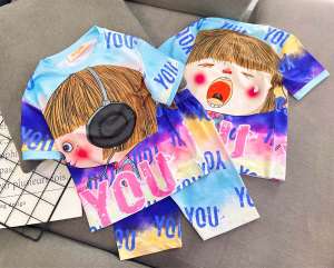 (42-65kg) đồ bộ nữ thun lạnh 3D nhiều hình hot thun mềm mịn mát mặc rất thoải mái size cồ cho bé gái mặc vừa