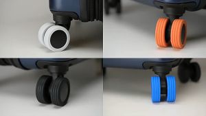 Luggage Wheels Protector Cover 8PCS Silicone for Most Luggage Reduce Noise Travel Wear Resistant Washable and Reusable Suitcase Accessories