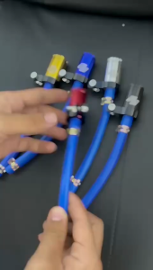 TABUNG MINYAK REM RG/TABUNG MASTER REM ATAS/DEPAN ORIGINAL FULL CNC IMPORT + SELANG BIRU DAN KLEMAN TABUNG