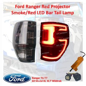 FORD Ranger T6 T7 All Model XL XLT Wildtrak MK1 MK2 2011 2019 LED Light Bar Rear Tail Lamp Taillamp Lights Pair
