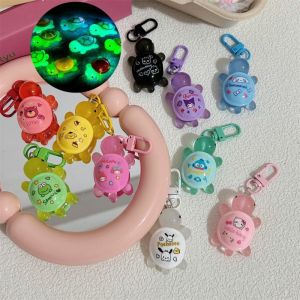 Sanrio Anime Hello Kitty Dạ Quang Rùa Móc Khóa Hoạt Hình Quế Chó Kuromi Giai Điệu Túi Mặt Dây Chuyền Dễ Thương Chìa Khóa Phụ Kiện
