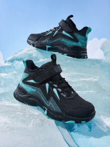 XTEP | Insulated High Top Cotton Shoes for Children Anti-slip & Durable