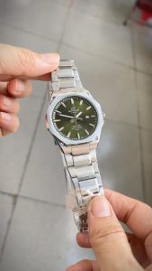 Đồng Hồ NamCa$io Edific EFR S108D-3A Classic Mặt Mỏng Màu Green - Size 40mm - fullbox Casjo
