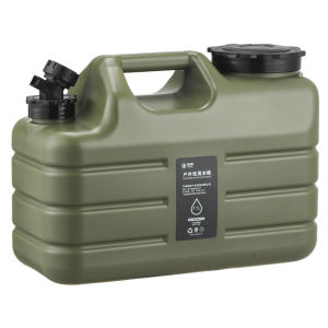 Water Storage Tank 11L with Faucet for Camping and Hiking Portable Water Bin for Fishing and Outdoor Use