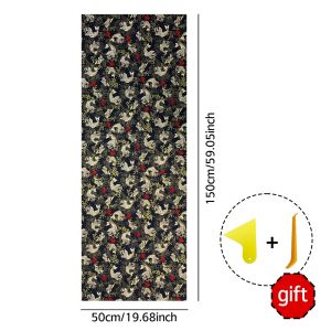 Car Interior Self-adhesive Cloth Adhesive Embroidery Sticker Interior Modification ABC Column for Furniture Car DIY Accessories