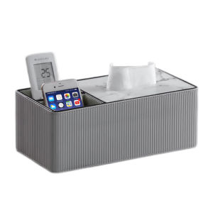 Comanche | Luxury Tissue and Remote Control Organizer Multi-Function