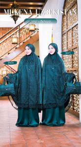 Mukena Uzbekistan Terbaru 2025 by Dalanova 100% Bahan Belleza