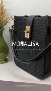 CLARISSA MAHEIN Tas Selempang Motif Tikar Tas Wanita Kekinian Tas Slingbag Tas Slempang Shoulder Bag Handbag Monalisa CMSBB009M