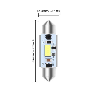 KEVANLY | 2PCS Canbus C5W C10W Led Bulb 1SMD 3570 Chip 31mm 36mm 39mm 41mm Car Festoon Light Auto Interior Dome Reading Lights Trunk Light