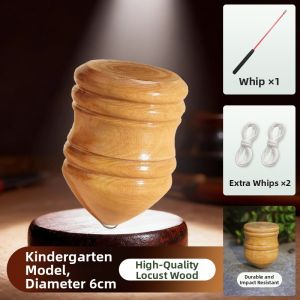 MIVOFIVO | Traditional Fitness Wooden Spinning Top