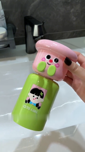 MI-C1337 Tempat Sikat Gigi Tempel Magnet Karakter Anak Lucu / Magnetic Toothbrush Holder Set Cangkir