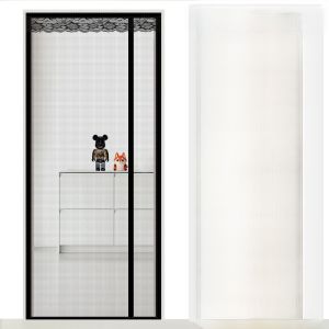 Curtain Chống Muỗi Phòng Ngủ Hiện Đại Đơn Giản Có Khóa Từ Tự Dính Không Cần Đục Lỗ Mở Bên Hông Cửa Lưới Chống Muỗi