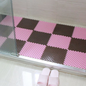 Bathroom Anti-Slip Mat Shower Room Waterproof Floor Pad Home Toilet Kitchen Bathing Partition Waterproof Full Coverage Mat