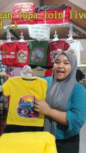 Code8.id DTF2 Baju Setelan Anak Laki-laki Distro Karakter Mobil Bulan Lucu 1-10 Tahun
