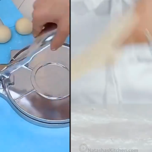 AKIRO HOME Aluminum Alloy Tortilla Press 20CM/16CM Pie Foldable Cake Maker Flour Dough Press Tool Tekan Doh Chapati 面团压机