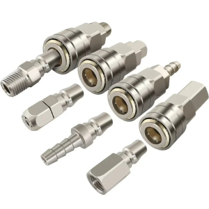 High Quality C Type Pneumatic Quick Connector Self-Locking Tube Air Compressor Pump Accessories Tool One-Hand Operation