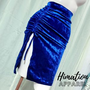 Alice Skater Round Velvet High Waist Skirt