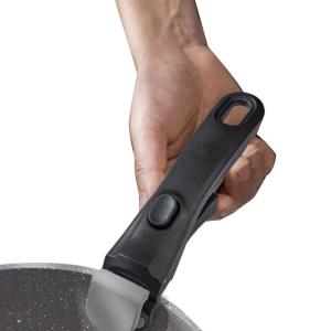 Anti-Hot PAN Gripper เปลี่ยนหม้อกระทะ Stockpot Handle ที่ถอดออกได้หม้อ Handle Grip Anti-หม้อร้อนคลิปชาม Gripper