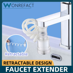 Kitchen Faucet Extender Stretchable Shower Faucet Converter Portable Faucet Extension Pipe Sink Faucet Accessories