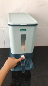 Thùng Đựng Gạo 10kg VIỆT NHẬT 5338 Có Nắp Bật Hộp Đựng Gạo Chống Ẩm Mốc - TADAHOME