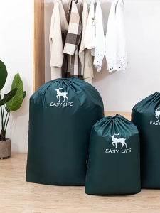 Drawstring Storage Bag Two-Way Drawstring Pocket Extra Large Quilt Dust Bag