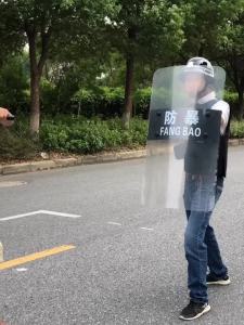 Metal Tactical Handheld Aluminum Alloy round Shield Riot Shield   Round Tactical Shield   Security Equipment Security Equipment