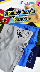 Luft กางเกงชั้นในเด็กชาย ขาสั้น Seamless No.L4504 จำนวน 1 ตัว/แพ็ค (มีให้เลือก 6 สี)