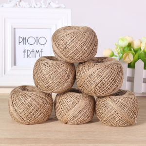 100M/Roll 1mm Twisted Craft Rope Natural Jute Twine Hemp Linen Cord String Rope