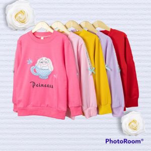 setelan kulot dan kaos sweater import / kulot jeans Love / baju anak import /  baju atasan import / setelan anak perempuan