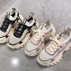 LEAShop สินค้ามาใหม่🛒 รองเท้าผู้หญิง รองเท้าผ้าใบมีเชือกผูก 2สีให้เลือกสุดปัง ใส่ได้ทุกโอกาสใส่ไปเที่ยวไปทำงานได้หมด ราคาถูกมากรีบมาตำกันเลยจ้า⚡️