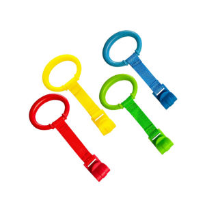 Yuanta แหวนดึงพลาสติก ช่วยฝึกการยื่นตั้งไข่ ห่วงสําหรับเด็กหัดยืน Baby Crib Pull Ring
