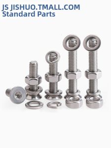 JISHUO | Stainless Steel 304 Combination Screw Nut Washer Set M3-M16