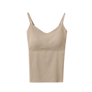 ZISU | Ice Silk Bra-pad Seamless Tank Top