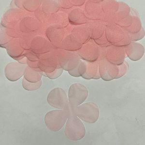 ( Set 50 bông) Hoa mai 5 cánh vải voan Hàn cắt laser nhiều màuNguyên liệu làm handmade DIY