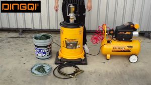 DINGQI 45 ลิตร ถังอัดจารบีใช้ลม ร่วมกับปั้มลม 50 ลิตร