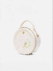 Ethnic Style New Chinese Small Bag Cow Leather