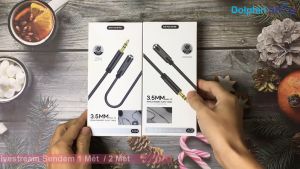 Dây Nối Dài Tai Nghe Dây Livestream Sendem A03/ A04 1m / 2m Lõi Đồng Bọc Dù Chắc Chắn