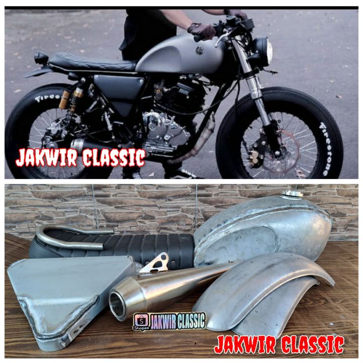 Motor Custom Japstyle Scrambler Racer Paket Tangki Japstyle Bobber